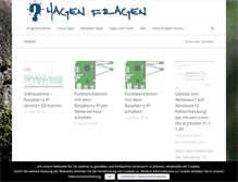 Tablet Screenshot of hagenfragen.de